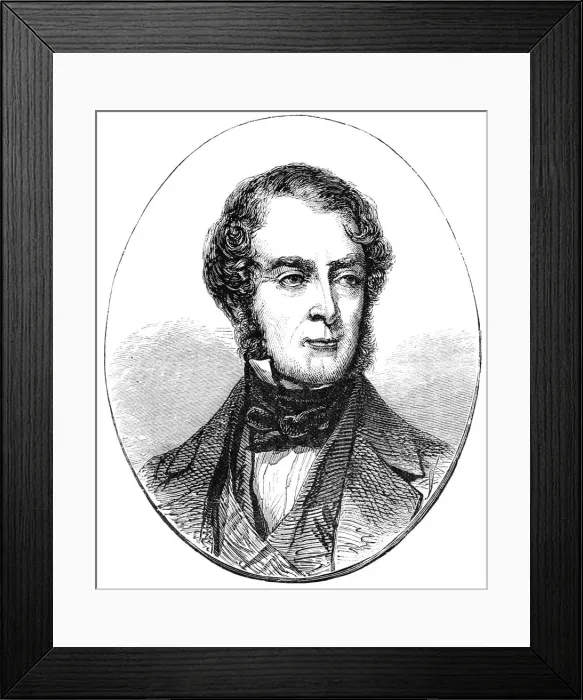 Framed Print : Lord Clarendon, (1800-1870), 19th century Framed Print : Lord Clarendon, (1800-1870), 19th century