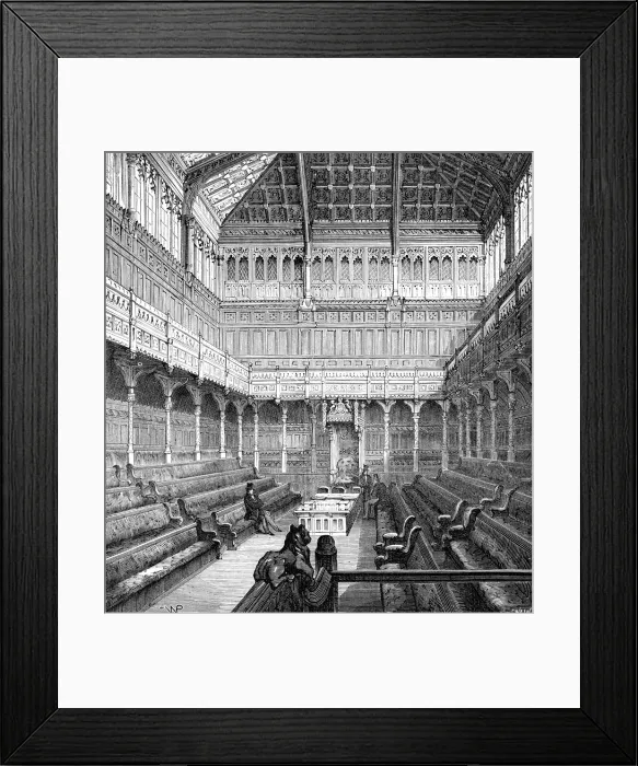 Framed Print : House of Commons, Westminster, London, 1900 Framed Print : House of Commons, Westminster, London, 1900