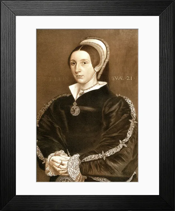 Framed Print : Catherine Howard, fifth wife and Queen of Henry VIII, (1902)