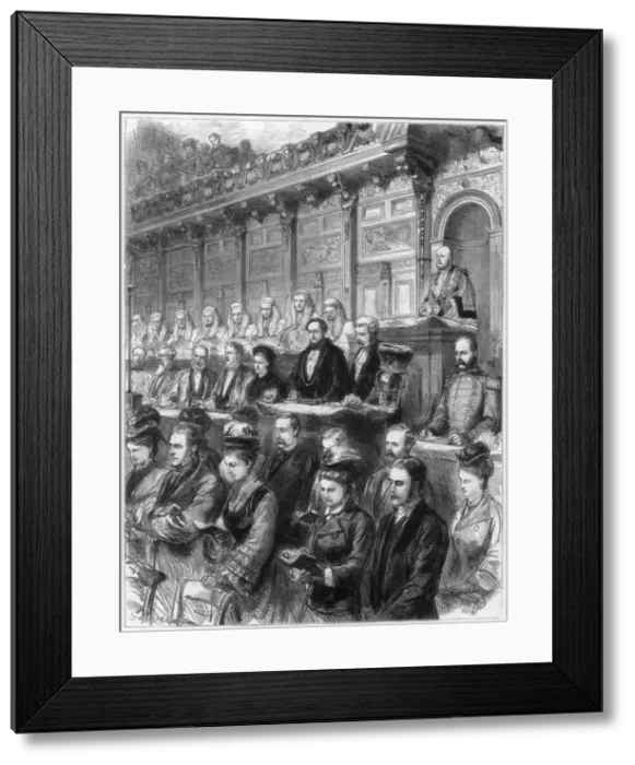Framed Print : State visit of the judges to St Pauls Cathedral, 1875 Framed Print : State visit of the judges to St Pauls Cathedral, 1875