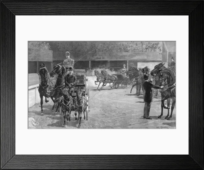 Framed Print : Pairs, Under 15 Hands, 1891. Artist: John Charlton Framed Print : Pairs, Under 15 Hands, 1891. Artist: John Charlton
