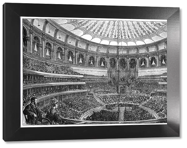 Opening of the Royal Albert Hall, London, 29 March 1871, (1900)