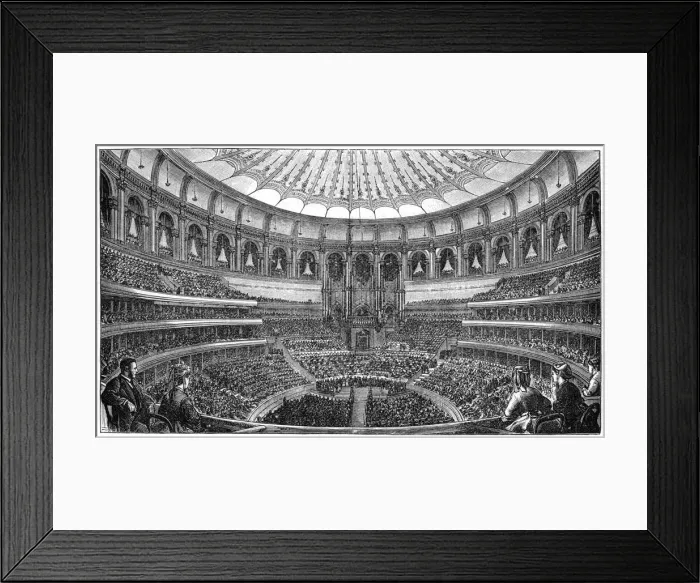 Framed Print : Opening of the Royal Albert Hall, London, 29 March 1871, (1900) Framed Print : Opening of the Royal Albert Hall, London, 29 March 1871, (1900)
