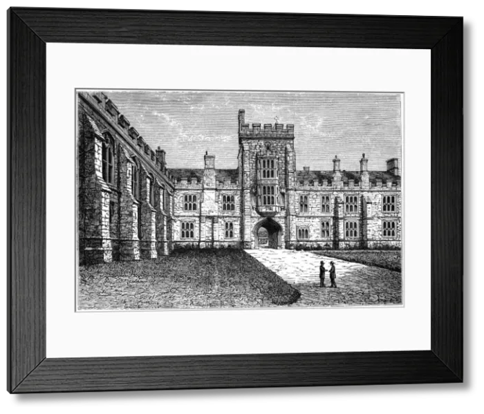 Framed Print : Queens College, Cork, 1900. Artist: W Lawrence Framed Print : Queens College, Cork, 1900. Artist: W Lawrence