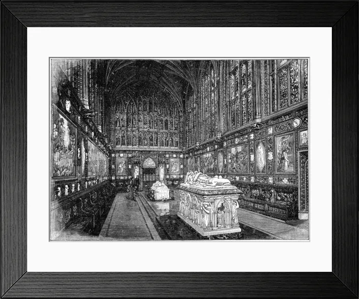 Framed Print : The Albert Memorial Chapel, Windsor, 1900. Artist: GW Wilson and Company Framed Print : The Albert Memorial Chapel, Windsor, 1900. Artist: GW Wilson and Company