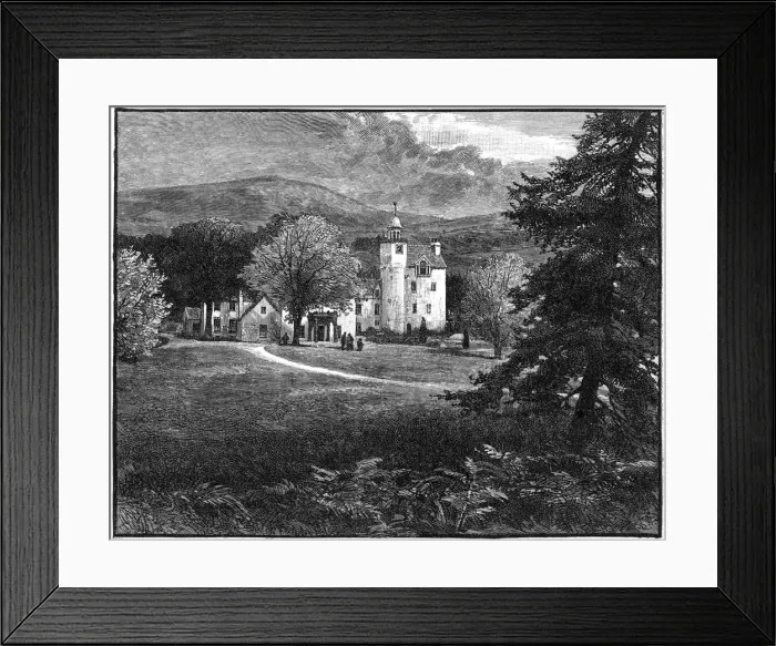 Framed Print : Abergeldie Castle, Aberdeenshire, Scotland, 1900. Artist: GW Wilson and Company Framed Print : Abergeldie Castle, Aberdeenshire, Scotland, 1900. Artist: GW Wilson and Company
