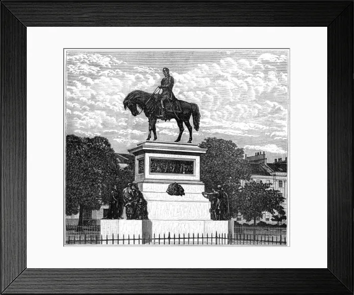 Framed Print : The Albert Memorial, Charlotte Square, Edinburgh, 1900 Framed Print : The Albert Memorial, Charlotte Square, Edinburgh, 1900