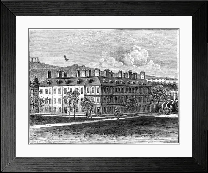 Framed Print : Holyrood Palace from the south-east, Edinburgh, 1900 Framed Print : Holyrood Palace from the south-east, Edinburgh, 1900