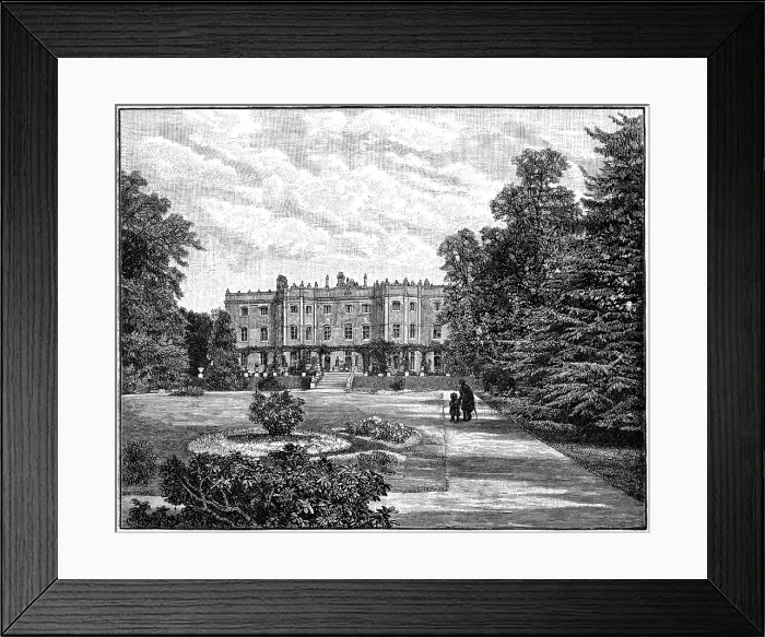 Framed Print : Hughenden Manor, Buckinghamshire, 1900 Framed Print : Hughenden Manor, Buckinghamshire, 1900