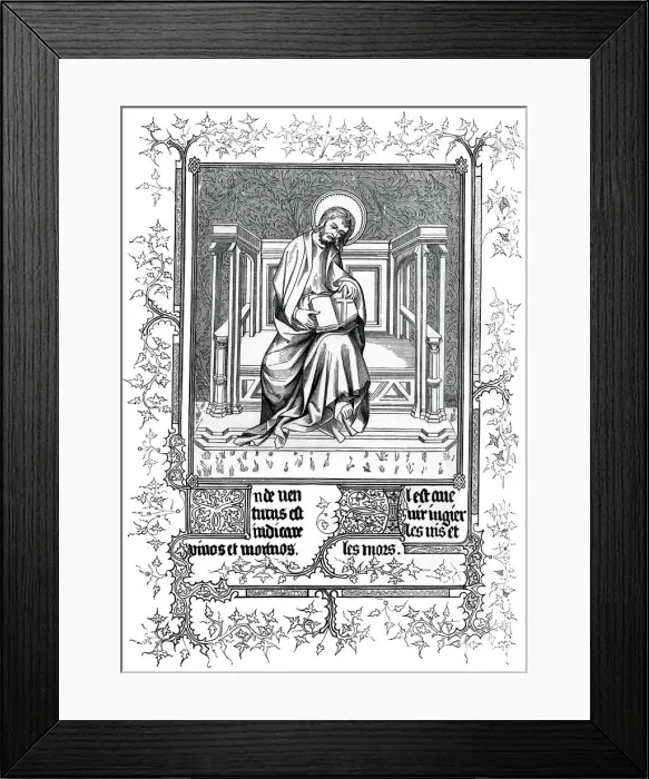 Framed Print : Man of Sorrow, or Christ showing the sign of the cross, (1870) Framed Print : Man of Sorrow, or Christ showing the sign of the cross, (1870)