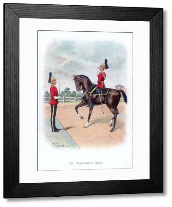 Framed Print : 3rd Dragoon Guards, 1915. Artist: LE Buckell Framed Print : 3rd Dragoon Guards, 1915. Artist: LE Buckell