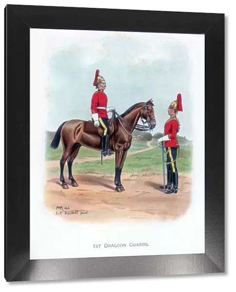 1st Dragoon Guards, 1915. Artist: LE Buckell