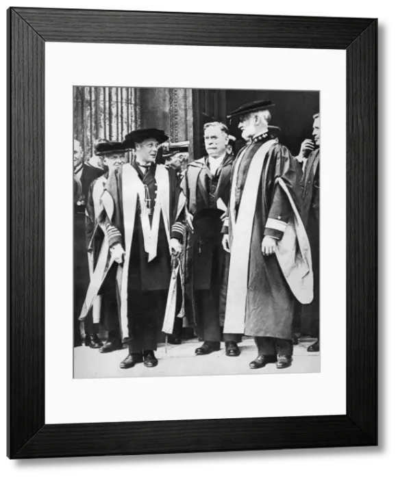 Framed Print : The Prince of Wales and Admiral William Sims, Cambridge, 1921 Framed Print : The Prince of Wales and Admiral William Sims, Cambridge, 1921