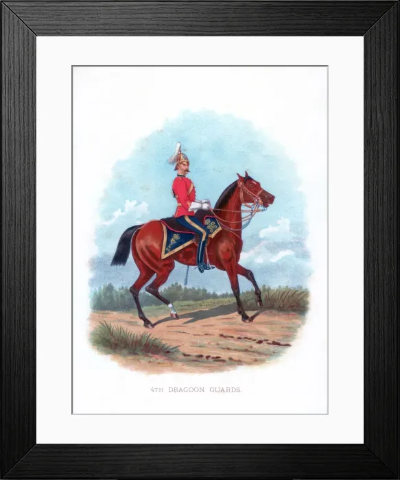 Framed Print : 4th Dragoon Guards, 1888 Framed Print : 4th Dragoon Guards, 1888