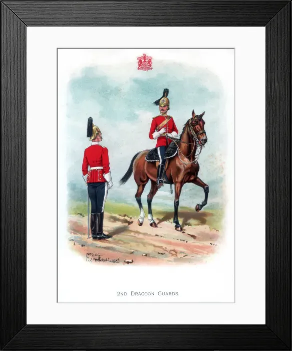 Framed Print : 2nd Dragoon Guards, 1915. Artist: LE Buckell