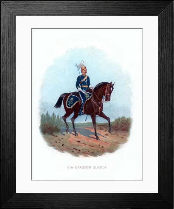 Framed Print : 6th Dragoon Guards, 1888 Framed Print : 6th Dragoon Guards, 1888