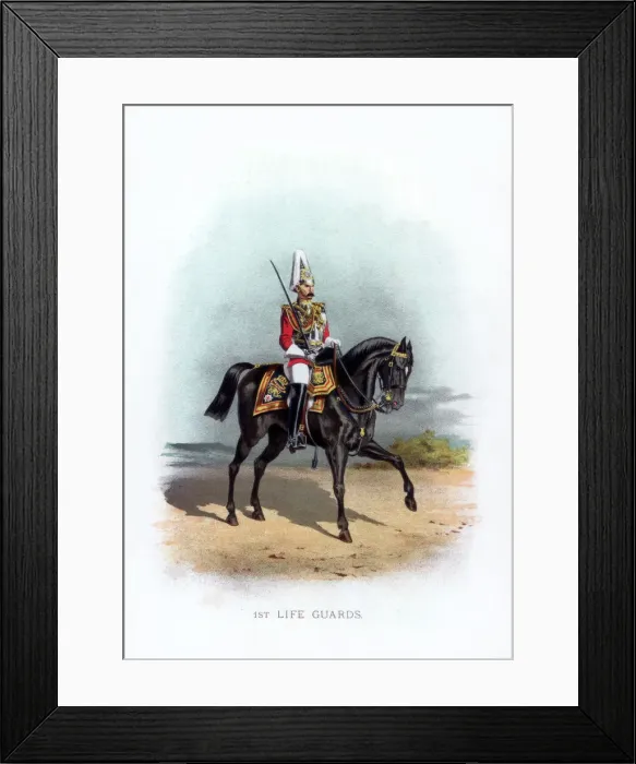 Framed Print : 1st Life Guards, 1888 Framed Print : 1st Life Guards, 1888