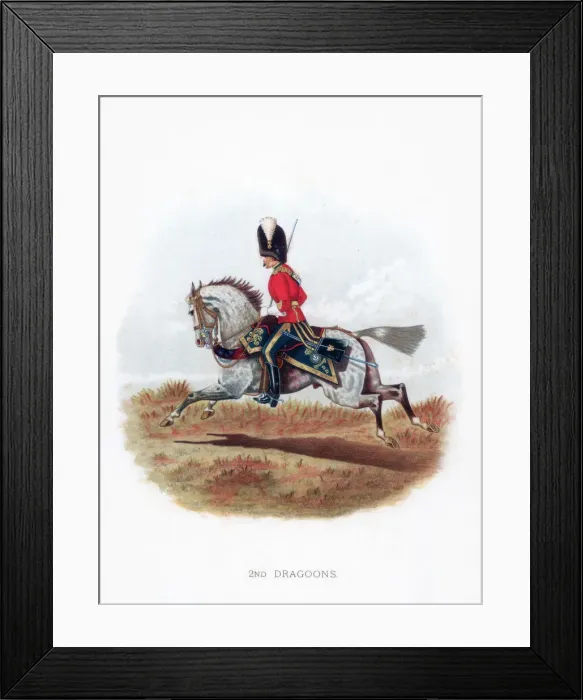 Framed Print : 2nd Dragoons, 1888