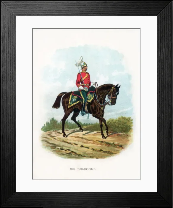 Framed Print : 6th Dragoons, 1889 Framed Print : 6th Dragoons, 1889