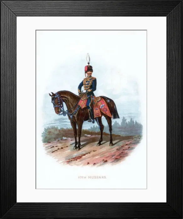 Framed Print : 10th Hussars, 1889 Framed Print : 10th Hussars, 1889