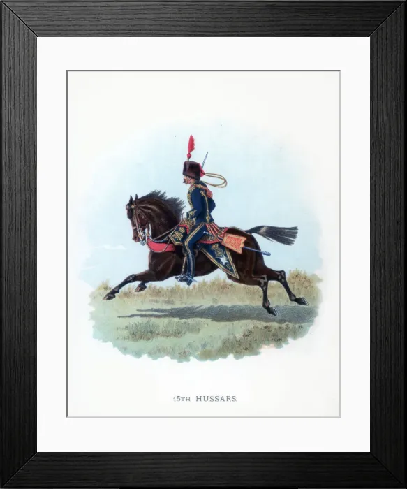 Framed Print : 15th Hussars, 1890 Framed Print : 15th Hussars, 1890
