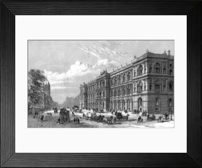Framed Print : The new Home and Colonial offices, Parliament Street, Westminster, London, 1875 Framed Print : The new Home and Colonial offices, Parliament Street, Westminster, London, 1875