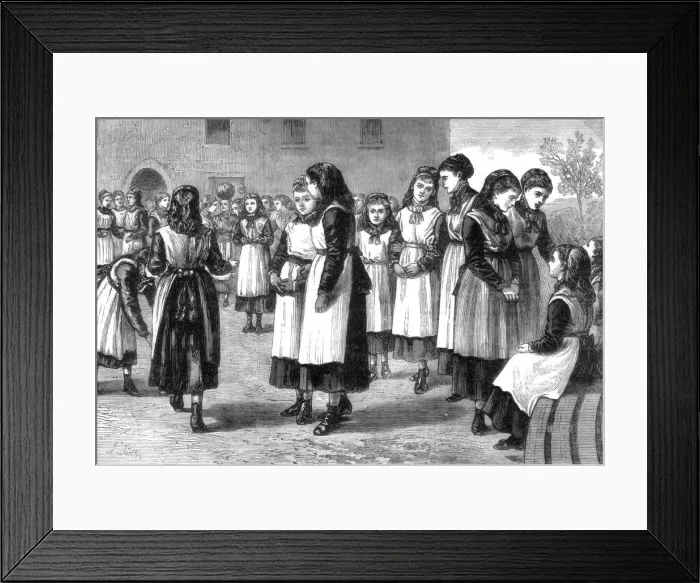 Framed Print : The Royal Masonic School for girls, St Johns Hill, Battersea Rise, London, 1875 Framed Print : The Royal Masonic School for girls, St Johns Hill, Battersea Rise, London, 1875