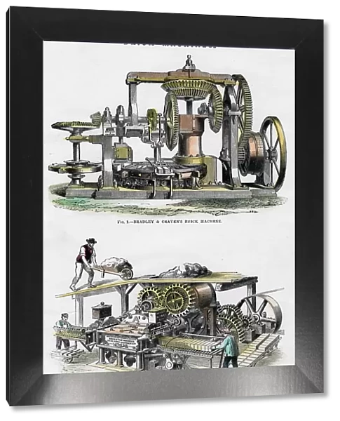 Brick machines, 19th century