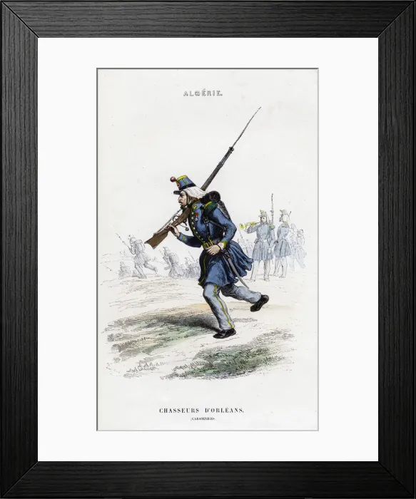 Framed Print : Carabineers; French Army in Algeria Framed Print : Carabineers; French Army in Algeria