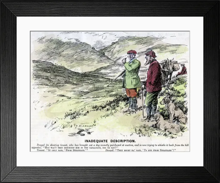 Framed Print : Inadequate Description, 1906 Framed Print : Inadequate Description, 1906