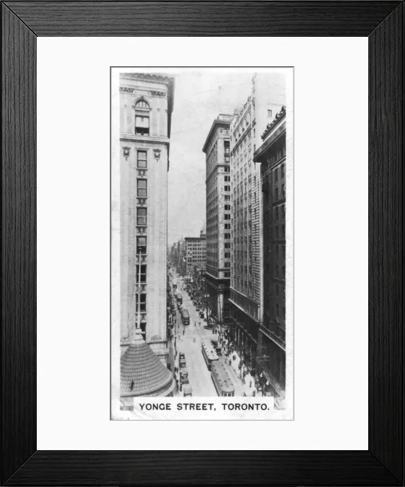 Framed Print : Young Street, Toronto, Canada, c1920s Framed Print : Young Street, Toronto, Canada, c1920s