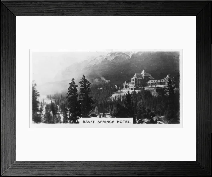 Framed Print : Banff Springs Hotel, Alberta, Canada, c1920s Framed Print : Banff Springs Hotel, Alberta, Canada, c1920s