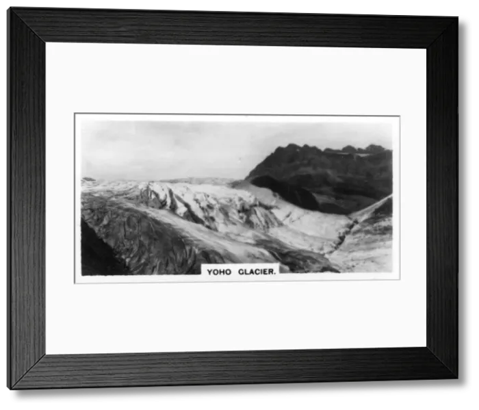 Framed Print : Yoho Glacier, Rocky Mountains, Canada, c1920s Framed Print : Yoho Glacier, Rocky Mountains, Canada, c1920s