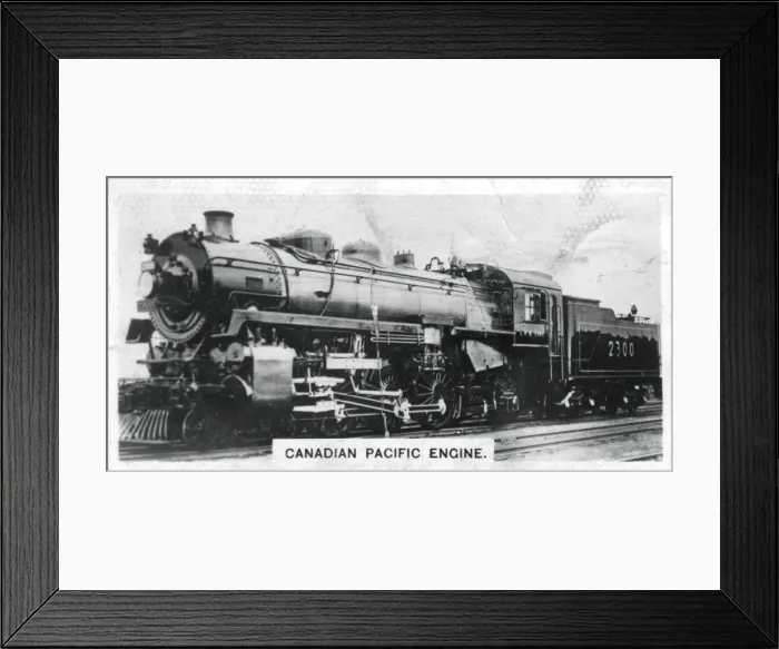 Framed Print : Canadian Pacific passenger engine, Canada, c1920s Framed Print : Canadian Pacific passenger engine, Canada, c1920s