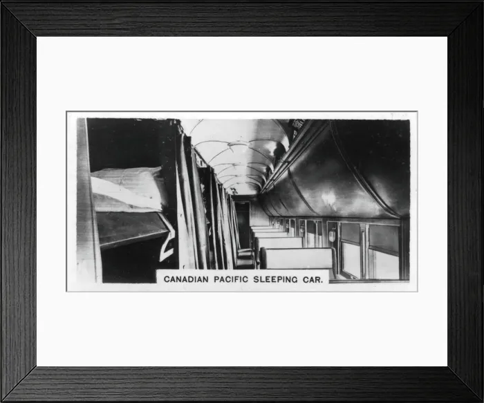 Framed Print : Canadian Pacific sleeping car, Canada, c1920s Framed Print : Canadian Pacific sleeping car, Canada, c1920s