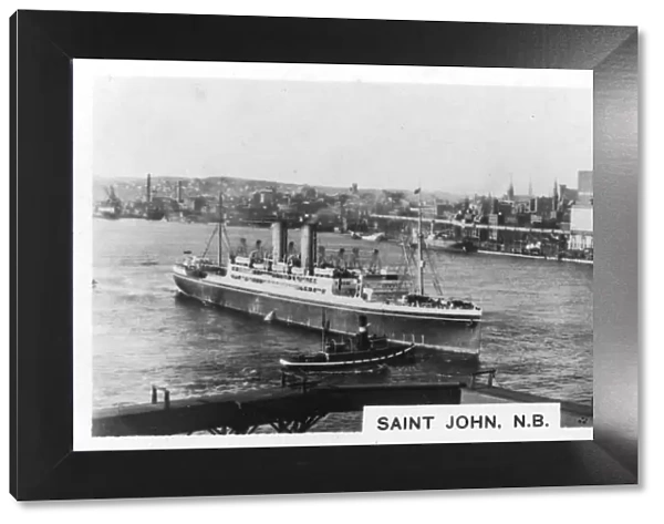 Saint John Harbour, New Brunswick, Canada, c1920s