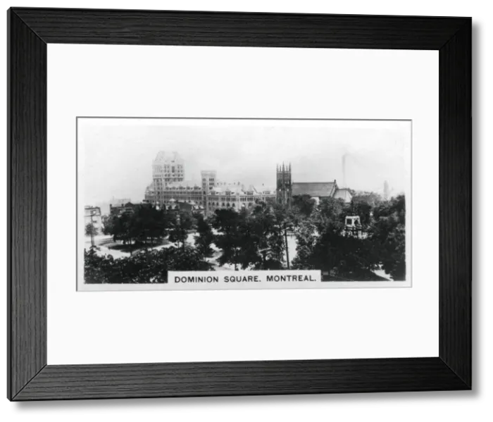 Framed Print : Dominion Square, Montreal, Canada, c1920s Framed Print : Dominion Square, Montreal, Canada, c1920s