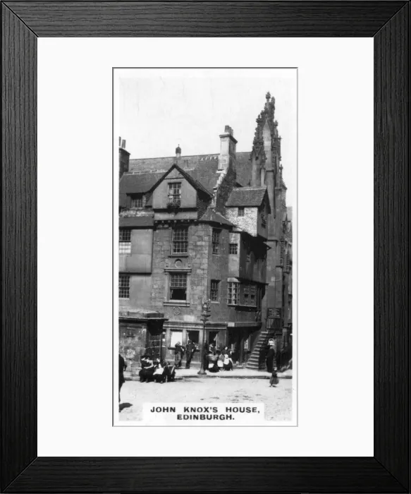 Framed Print : John Knoxs house, Edinburgh, c1920s Framed Print : John Knoxs house, Edinburgh, c1920s