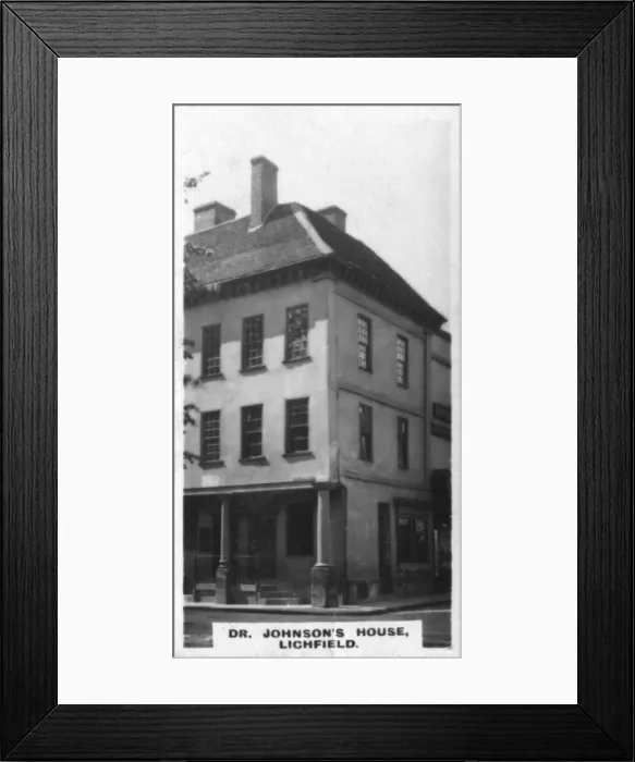 Framed Print : Dr Johnsons house, Lichfield, Staffordshire, c1920s Framed Print : Dr Johnsons house, Lichfield, Staffordshire, c1920s