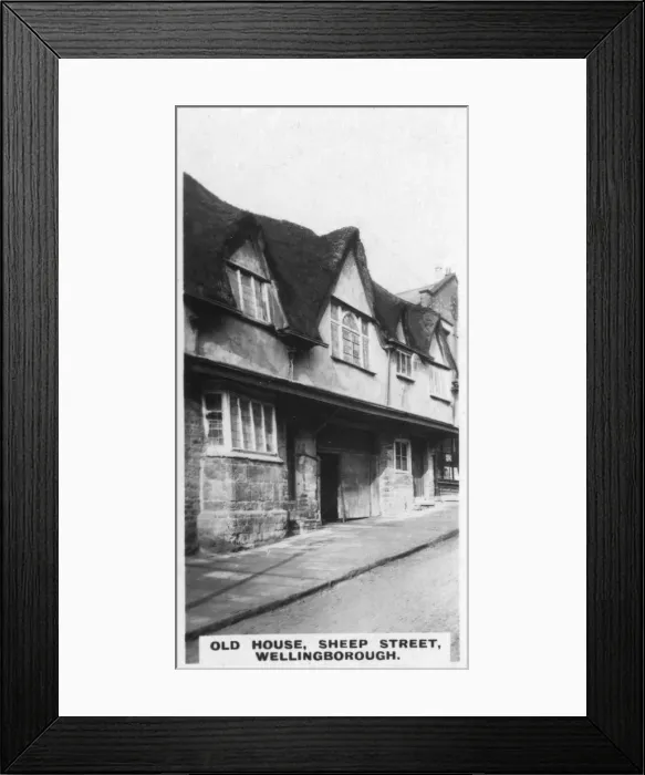 Framed Print : Old House, Sheep Street, Wellingborough, Northamptonshire, c1920s Framed Print : Old House, Sheep Street, Wellingborough, Northamptonshire, c1920s