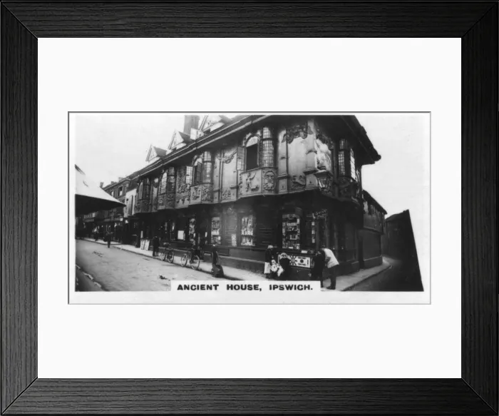 Framed Print : Ancient House, Ipswich, Suffolk, c1920s Framed Print : Ancient House, Ipswich, Suffolk, c1920s
