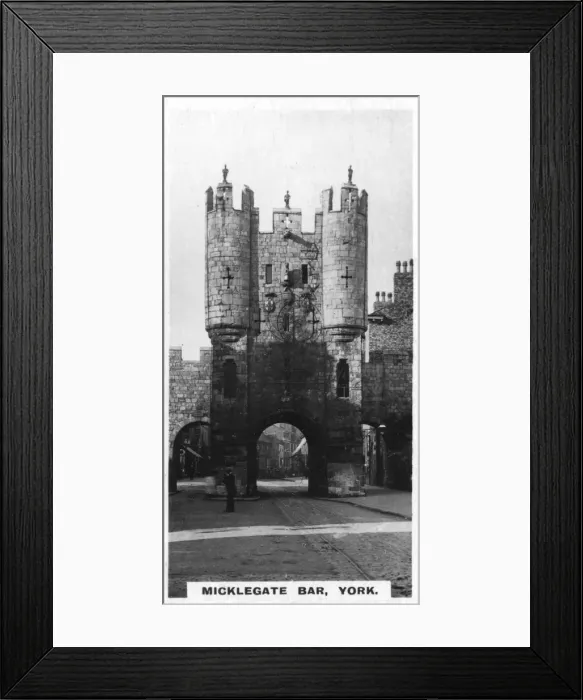 Framed Print : Micklegate Bar, York, c1920s Framed Print : Micklegate Bar, York, c1920s