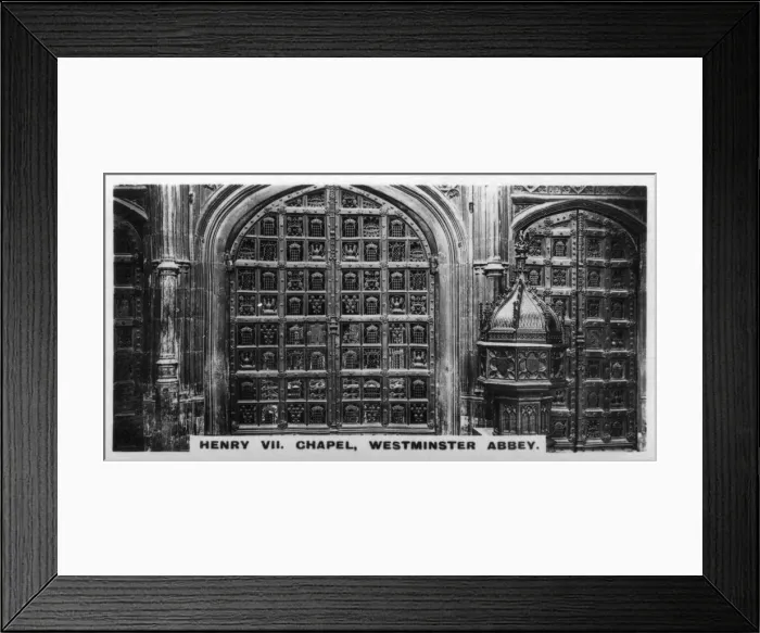 Framed Print : Henry VII Chapel, Westminster Abbey, London, c1920s Framed Print : Henry VII Chapel, Westminster Abbey, London, c1920s