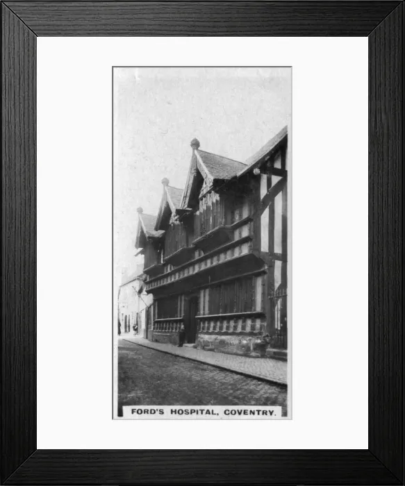 Framed Print : Fords Hospital, Coventry, West Midlands, c1920s Framed Print : Fords Hospital, Coventry, West Midlands, c1920s