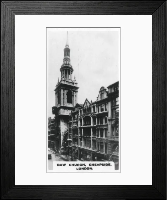 Framed Print : Bow Church, Cheapside, London, c1920s Framed Print : Bow Church, Cheapside, London, c1920s