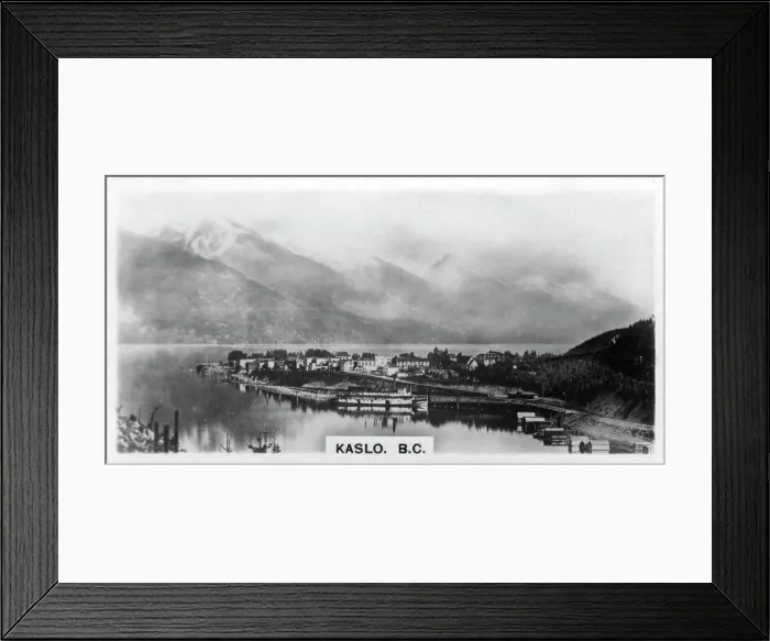Framed Print : Kaslo, British Columbia, Canada, c1920s Framed Print : Kaslo, British Columbia, Canada, c1920s
