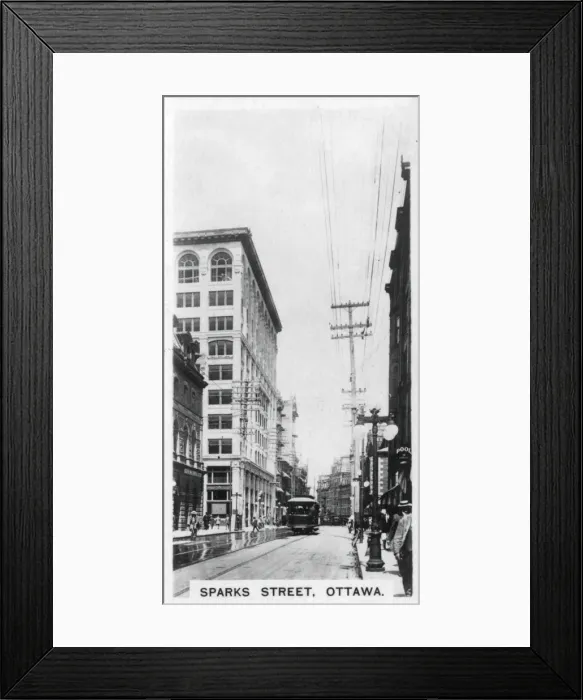 Framed Print : Sparks Street, Ottawa, Canada, c1920s Framed Print : Sparks Street, Ottawa, Canada, c1920s
