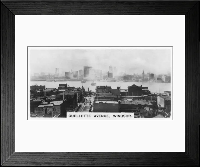 Framed Print : Quellette Avenue, Windsor, Ontario, Canada, c1920s Framed Print : Quellette Avenue, Windsor, Ontario, Canada, c1920s