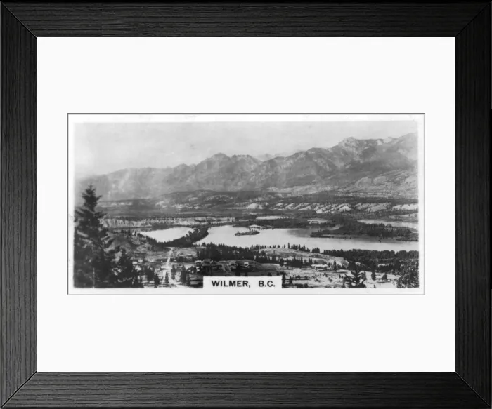Framed Print : Wilmer, British Columbia, Canada, c1920s Framed Print : Wilmer, British Columbia, Canada, c1920s