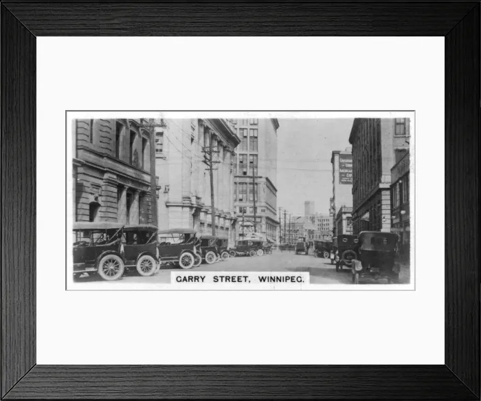 Framed Print : Garry Street, Winnipeg, Manitoba, Canada, c1920s Framed Print : Garry Street, Winnipeg, Manitoba, Canada, c1920s